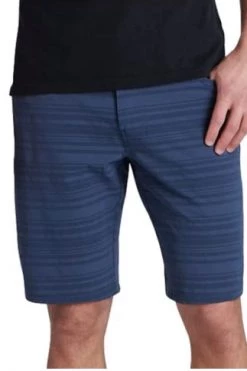 Kuhl Hybrid Upriser Short 8" Inseam- Stripe Pirate Blue