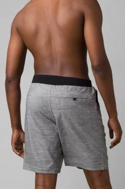 Prana Peak To Creek Short - Heather Grey Men's