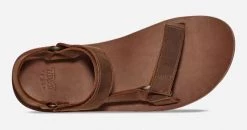 Teva M Original Universal Full Grain Leather Sandal -Dark Earth