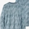 Patagonia M L/S Cap Cool Daily Fish Graphic Sun Shirt -Light Plume Grey
