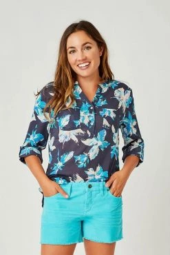 Carve Designs Dylan Gauze Shirt - Stargazer