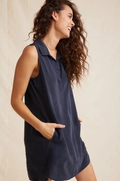 Bella Dahl Sleeveless A-Line Dress-Vintage Black Women's