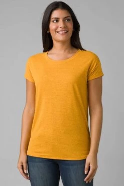 Prana Women's Cozy Up Short Sleeve T-Shirt - Golden Hour
