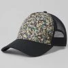 Prana La Viva Trucker Hat - Black Petals