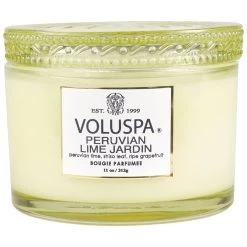 Voluspa Peruvian Lime Jardin Corta Maison With Lid Base Camp: Bring It Home