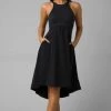 Prana Railay High Low Dress - Black Women's
