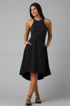 Prana Railay High Low Dress - Black Women's