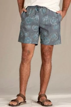 Toad & Co Boundless Pull-On Short M's - True Navy Tie Dye Print