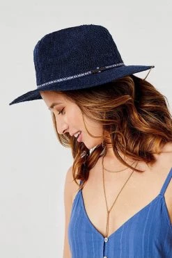 Carve Designs Capistrano Crushable Hat - Navy Women's Hats + Scarves
