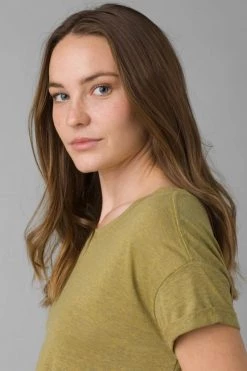 Prana Women's Cozy Up Short Sleeve T-Shirt - Sweet Grass 8 Prana Women's Cozy Up Short Sleeve T-Shirt - Sweet Grass