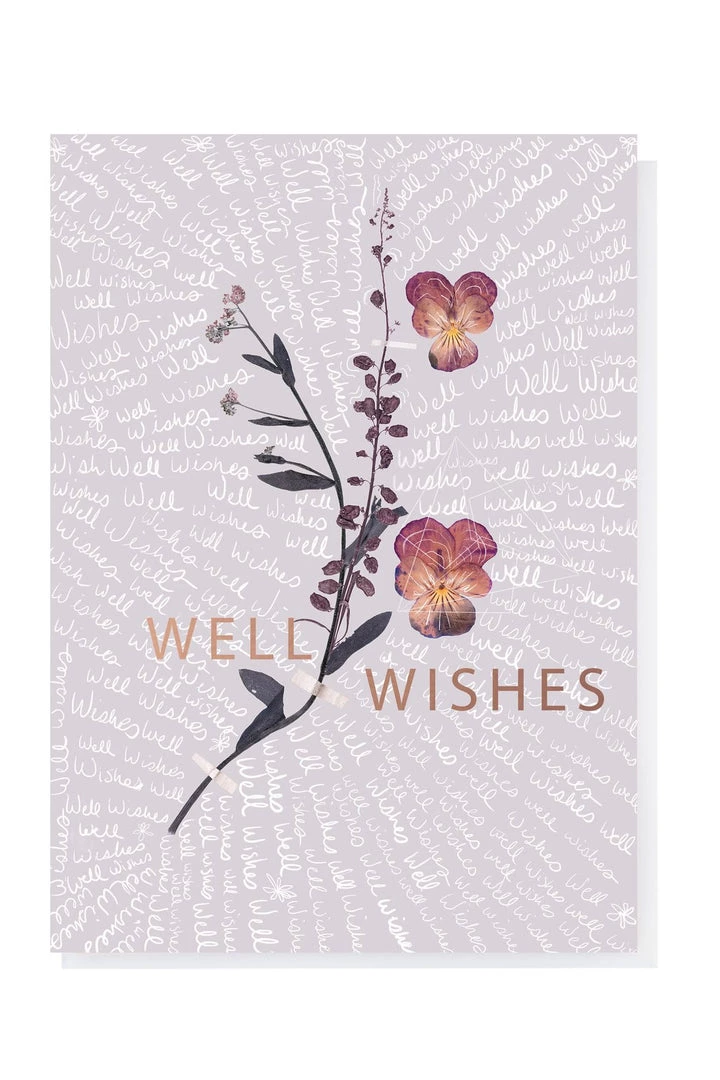 Papaya 5x7 Greeting Card "Well Wishes" 3 Papaya 5x7 Greeting Card "Well Wishes"