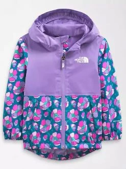 Little Ones The North Face Toddler Zipline Rain Jacket - Paisley Purple