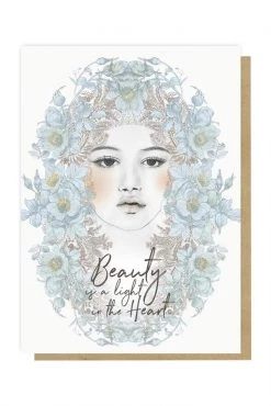 Papaya 5x7 Greeting Card "Beauty Light"