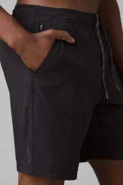 Prana Heiro Lined Short - Black