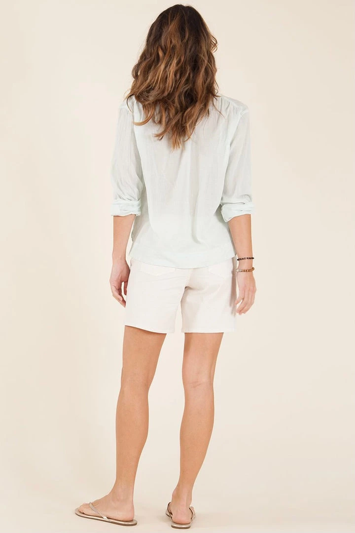 Carve Designs Davis Top - Aqua Mini Stripe 5 Carve Designs Davis Top - Aqua Mini Stripe