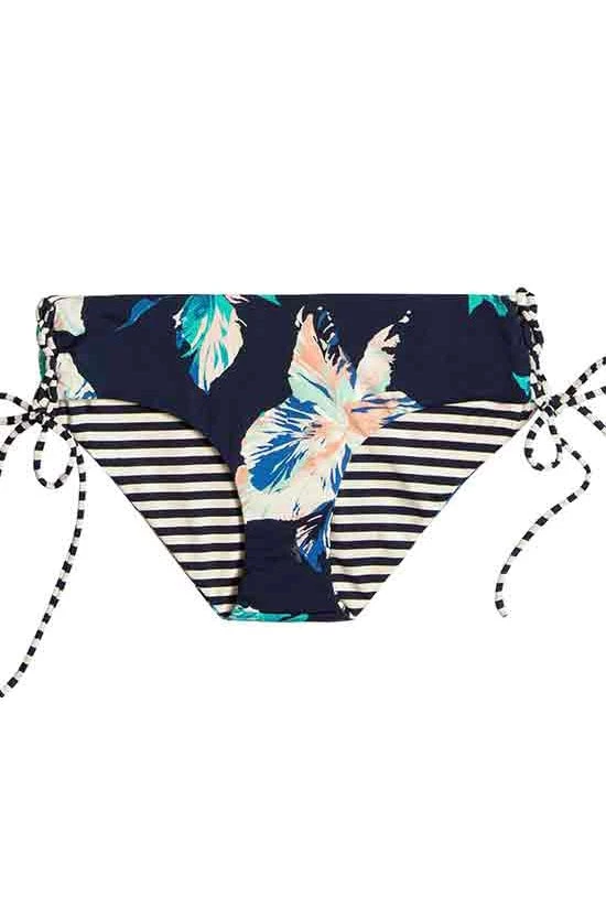 Carve Designs Mustique Reversible Swim Bottom - Stargazer / Navy Stripe Women's Swim 8 Carve Designs Mustique Reversible Swim Bottom - Stargazer / Navy Stripe Women's Swim