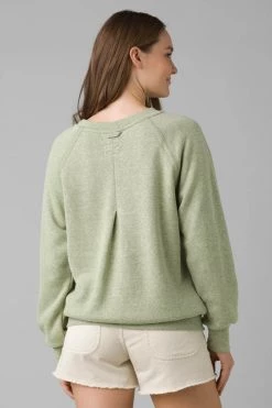 Prana Cozy Up Sweatshirt - Coastal Sage Women's