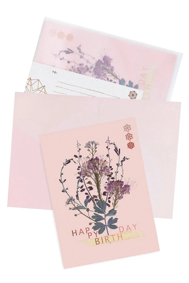 Papaya 5x7 Greeting Card "Bundle Blooms 4 Papaya 5x7 Greeting Card "Bundle Blooms