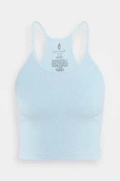 Free People Movement FP Movement Cropped Run Tank - Spring Showers Women's Bras + Bralettes