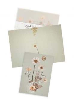 Papaya 5x7 Greeting Card "Sepia Daisy" Thank You Base Camp: Bring It Home