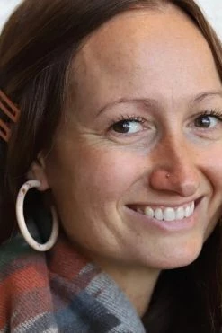 Nat And Noor Milo Hoops In Cream