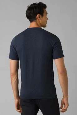 Prana Bear Squeeze Journeyman 2 Sustainable Tee - Nautical