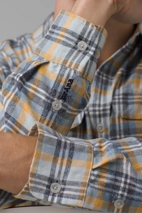 Prana Edgewater Shirt Brushed Flannel Shirt - Glacier 5 Prana Edgewater Shirt Brushed Flannel Shirt - Glacier