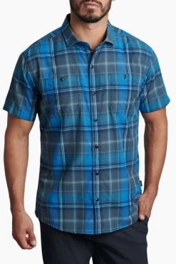 Kuhl Styk Short Sleeve Shirt - Nocturnal Blue