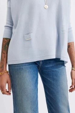 Mer Sea Catalina Crew Neck Sweater - Sky Women's