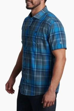 Kuhl Styk Short Sleeve Shirt - Nocturnal Blue