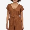 Patagonia Women's Organic Cotton Gauze Romper Brown Women's Sale - 50% Off At Checkout