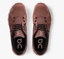 On Cloud 5 Women's Running Shoe - Rust / Black Women's Footwear