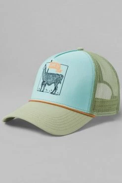 Prana Journeyman 2.0 Trucker Hat Women's - Coastal Sage Women's Hats + Scarves