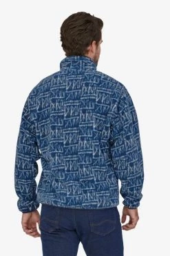 Patagonia M LW Synchilla Snap-T Pullover- Near The Pier: Stone Blue Men's