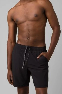 Prana Heiro Lined Short - Black