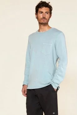 Outerknown Groovy Long Sleeve Pocket Tee