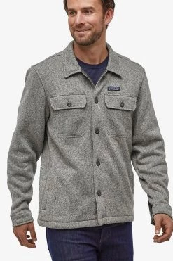Patagonia M's Better Sweater Shirt Jacket - Stone Heather 8 Patagonia M's Better Sweater Shirt Jacket - Stone Heather