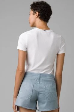 Prana Women's Foundation Rib Tee - White