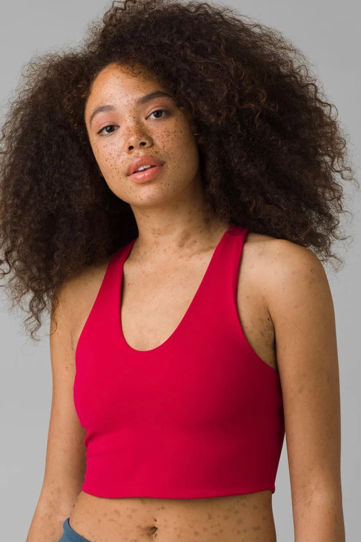 Prana Women's Sale - 50% Off At Checkout Momento Reversible Crop Top - Red Berry 3 Prana Women's Sale - 50% Off At Checkout Momento Reversible Crop Top - Red Berry