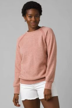 Prana Women's Cozy Up Sweatshirt - Cloud Blush