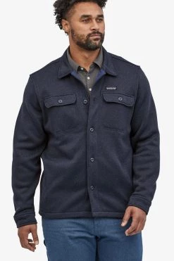 Patagonia M's Better Sweater Shirt Jacket - Navy Men's Sale - 50% Off At Checkout