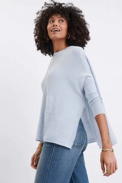 Mer Sea Catalina Crew Neck Sweater - Sky Women's