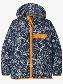 Patagonia Kid's Baggies Jacket - Dirt Bags Stone Blue