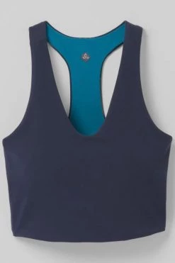 Prana Women's Sale - 50% Off At Checkout Momento Reversible Crop Top - Nautical