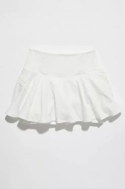 Free People Movement Women's Pleats And Thank You Skort - White