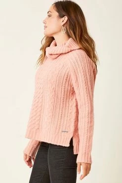 Carve Designs Wyatt Sweater - Dark Azalea Women's Sale - 50% Off At Checkout