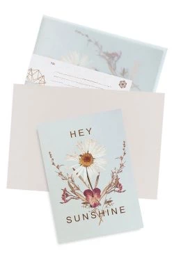 Papaya 5x7 Greeting Card "Sun Daisy"