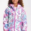 The North Face Youth Zipline Rain Jacket - Linaria Pink Print