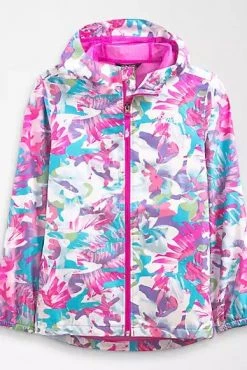 The North Face Youth Zipline Rain Jacket - Linaria Pink Print