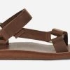 Teva M Original Universal Full Grain Leather Sandal -Dark Earth